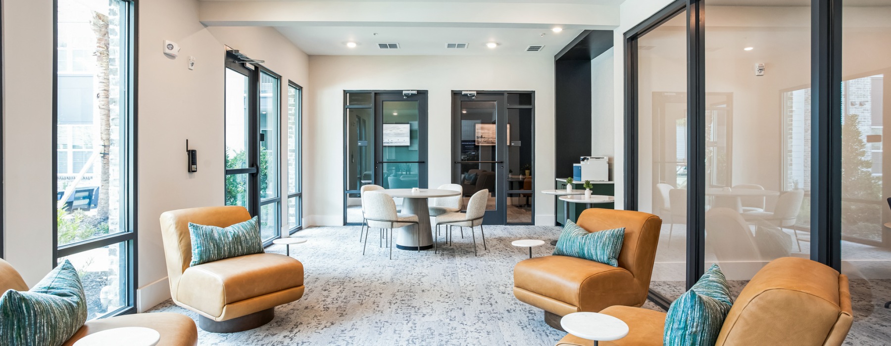clubhouse and shared workspaces at RISE Baymeadows
